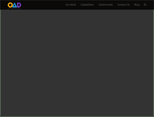 Tablet Screenshot of oaddesign.com